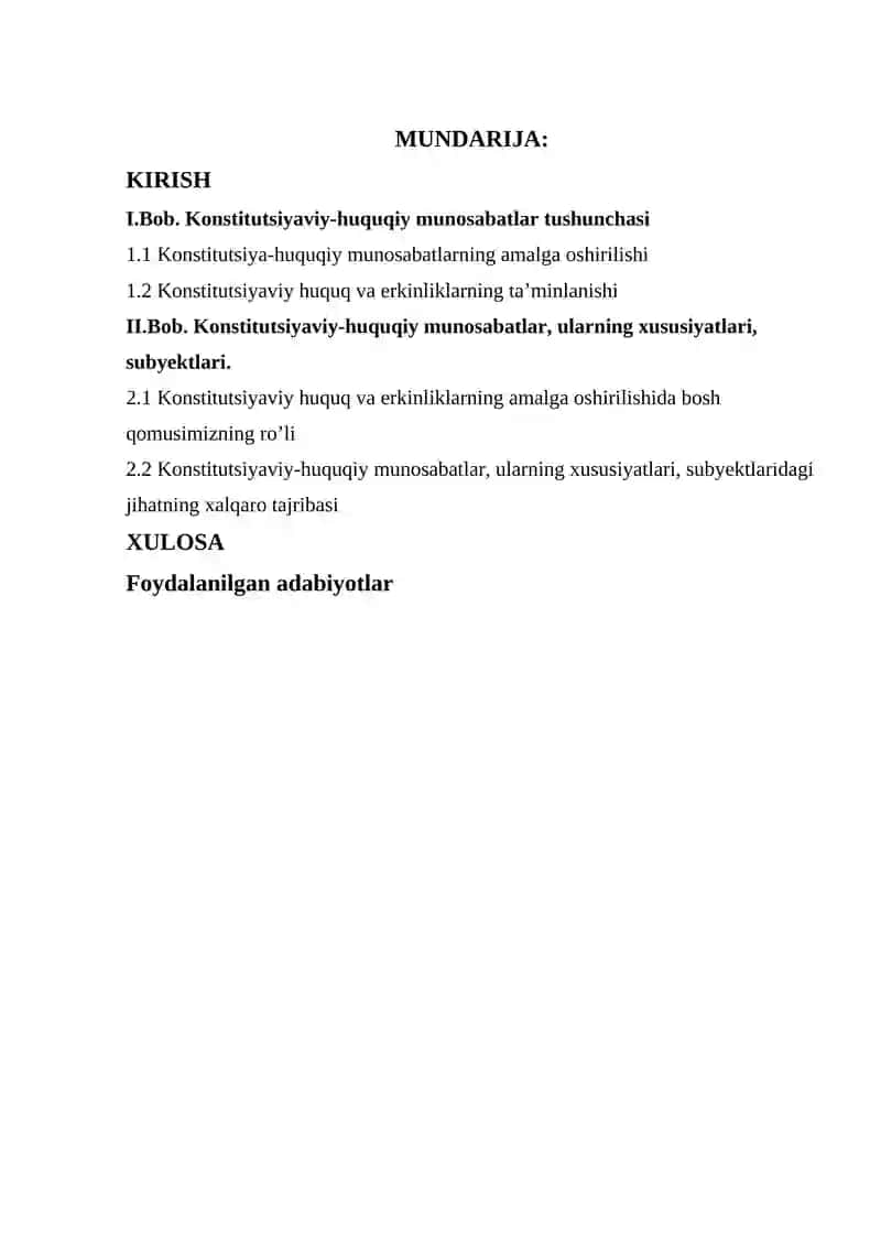 Konstitutsiyaviy-huquqiy munosabatlar va ularning subyektlari 2