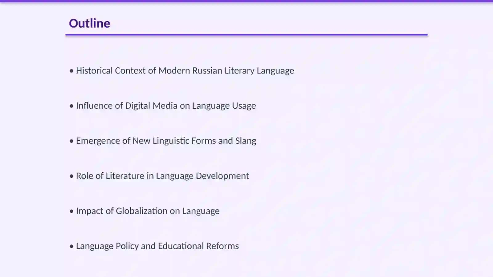 Development and trends of the Modern russian literary language in the 21 st century 2