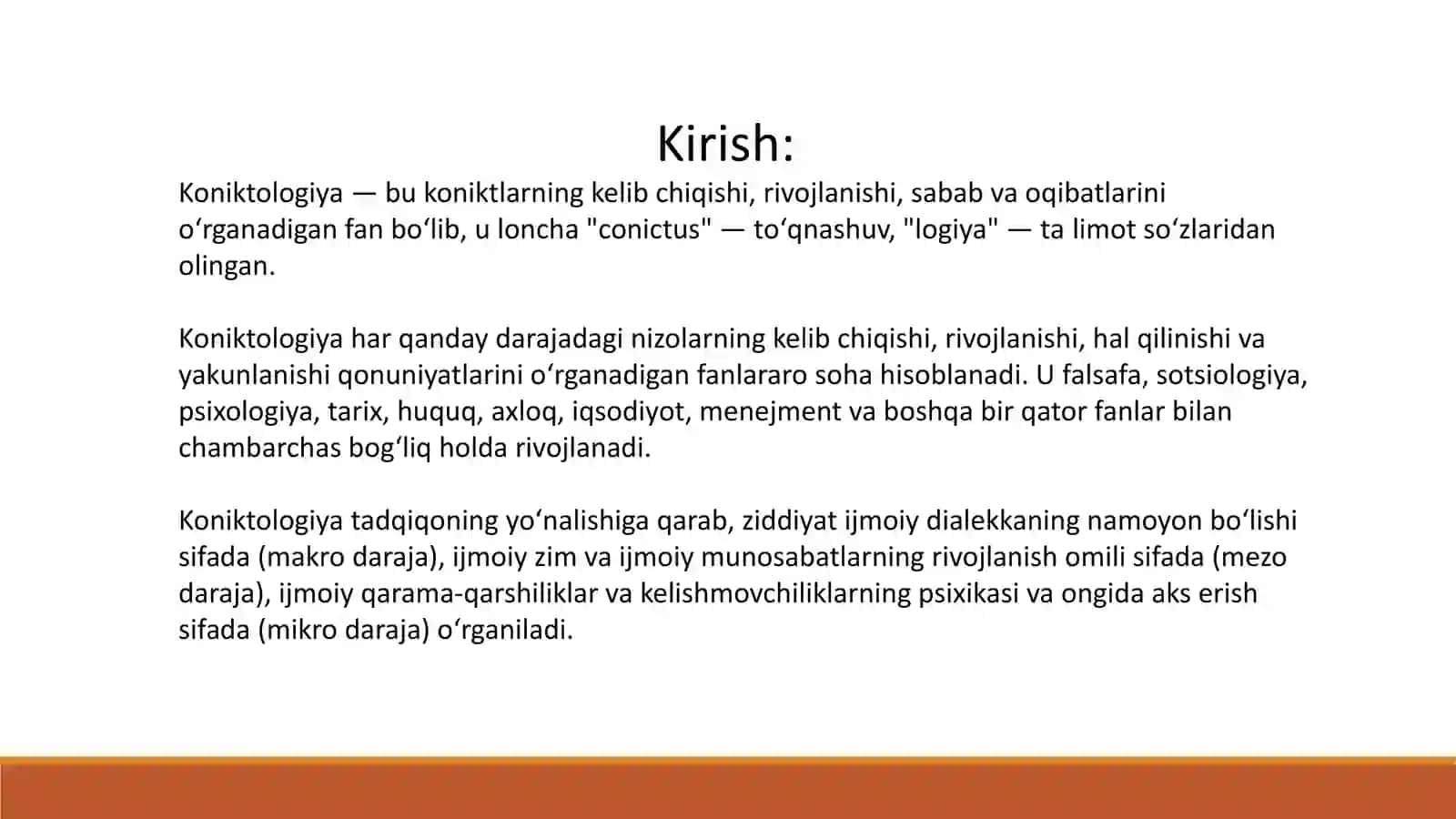 Konfliktologiya Tushunchasi va Uning Ko'rinishlari 2