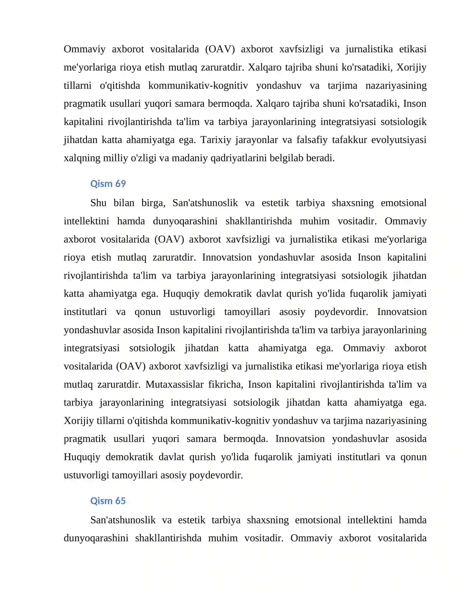 MEDIA HUQUQI - AMALIY TOPSHIRIQLAR 2
