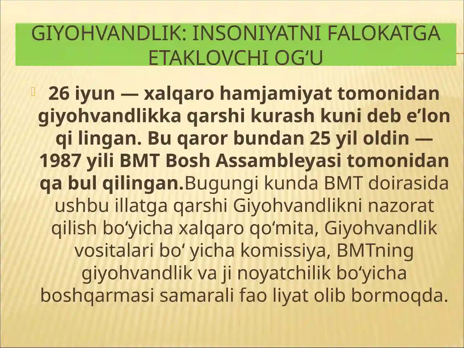 Insoniyatni falokatga etaklo vchi og‘u 2
