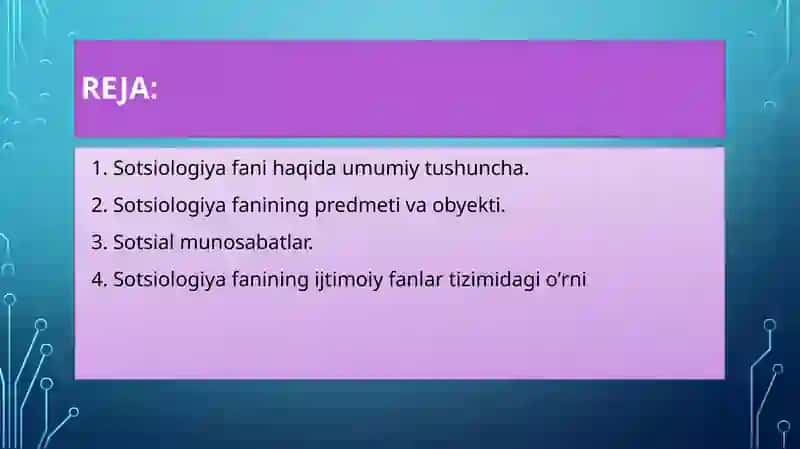 Sotsiologiya Fanining Nazariy Asoslari 2