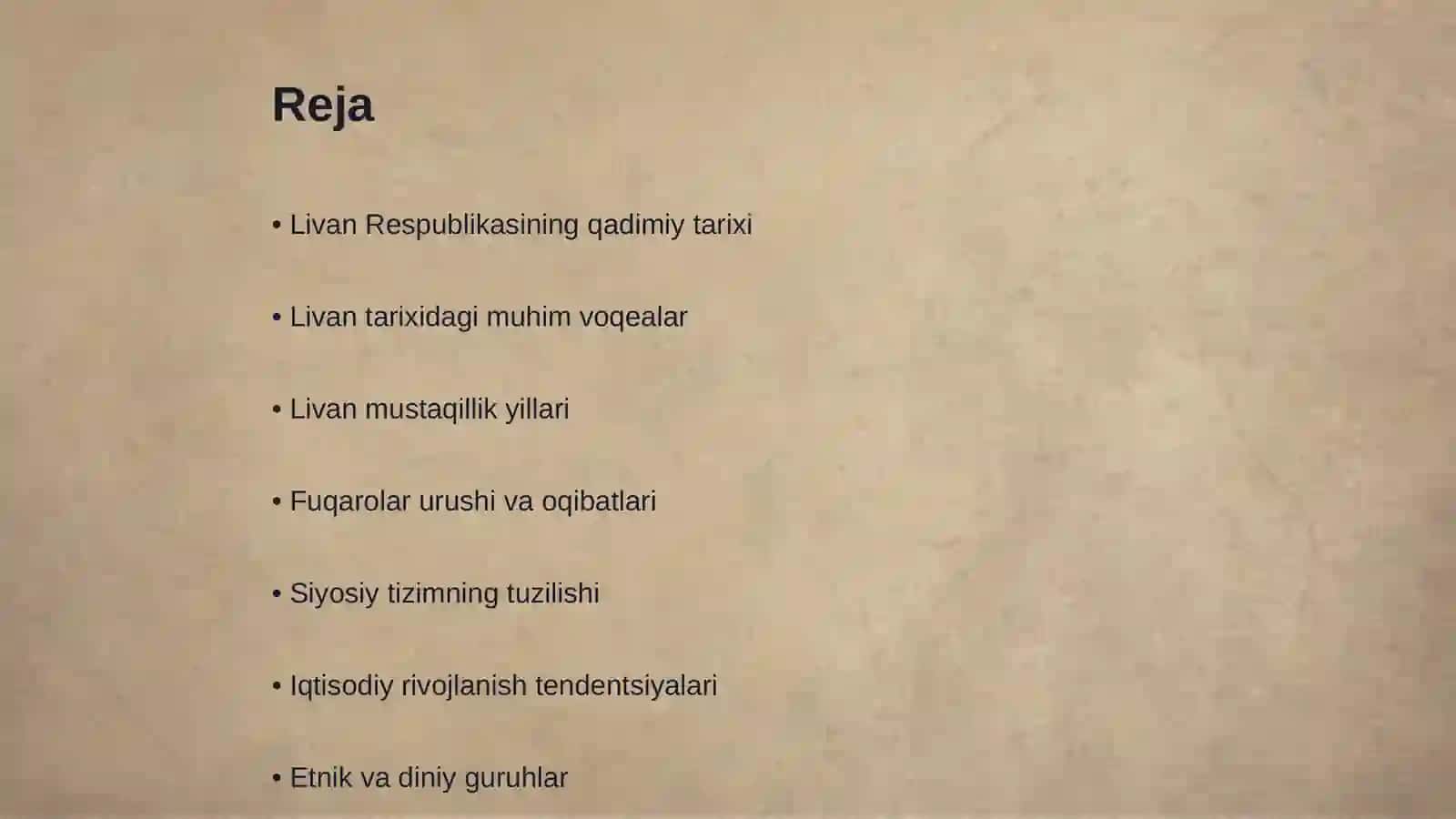 Livan Respublikasi tarixi va bugungi xolati 2