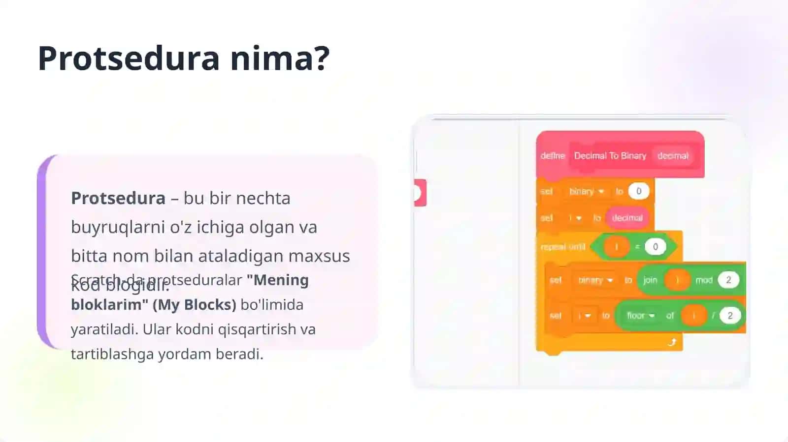Scratchda protseduralar 2