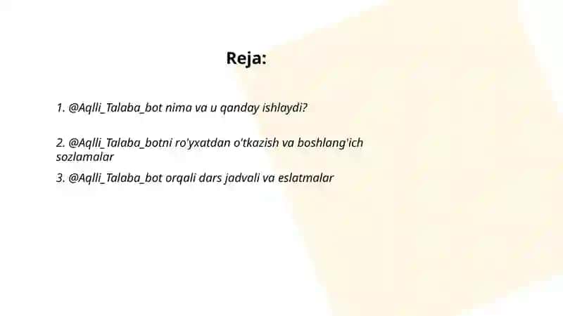 @Aqlli_Talaba_bot 2