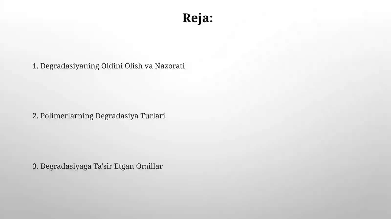 Polimerlarning Degradasiya Turlari 2