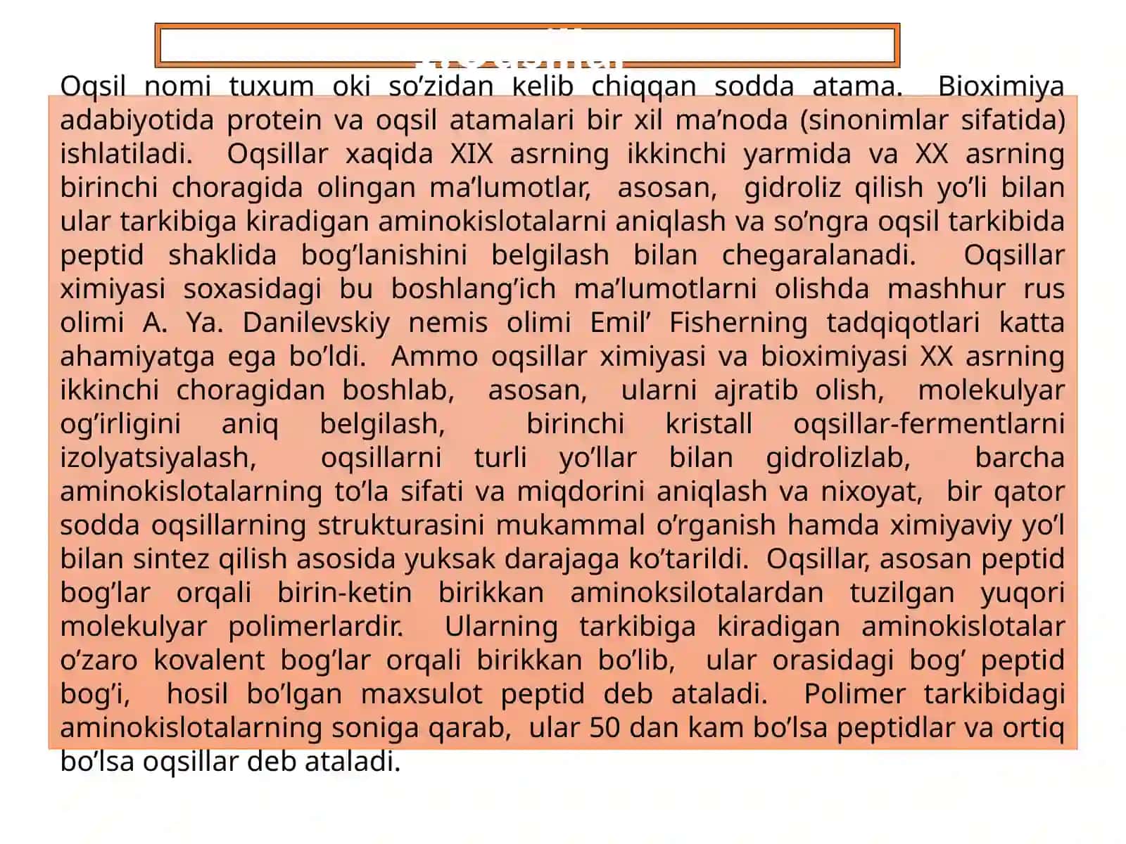 Oqsillar 2