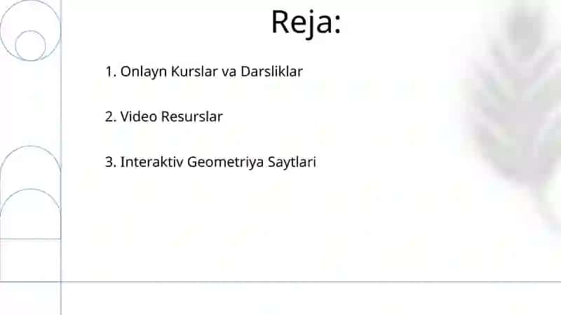 Stereometriyani òrganish uchun foydali elektron resurslar ròyxati 2