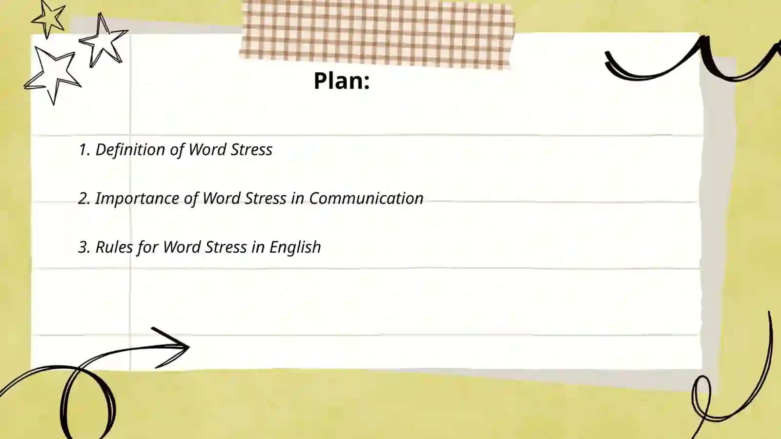 Word stress 2