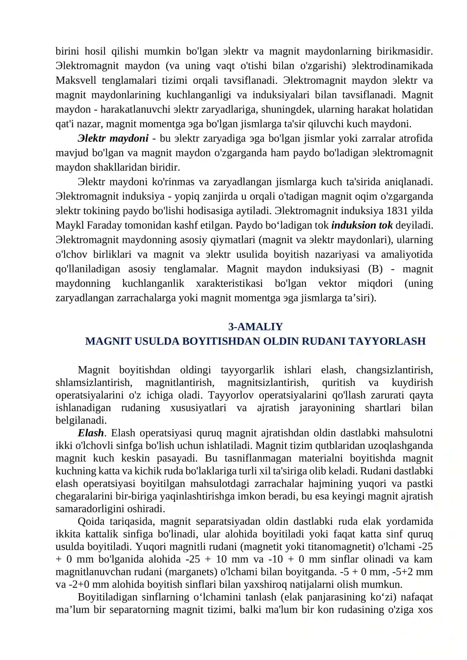 Magnit boyitish usuli 2