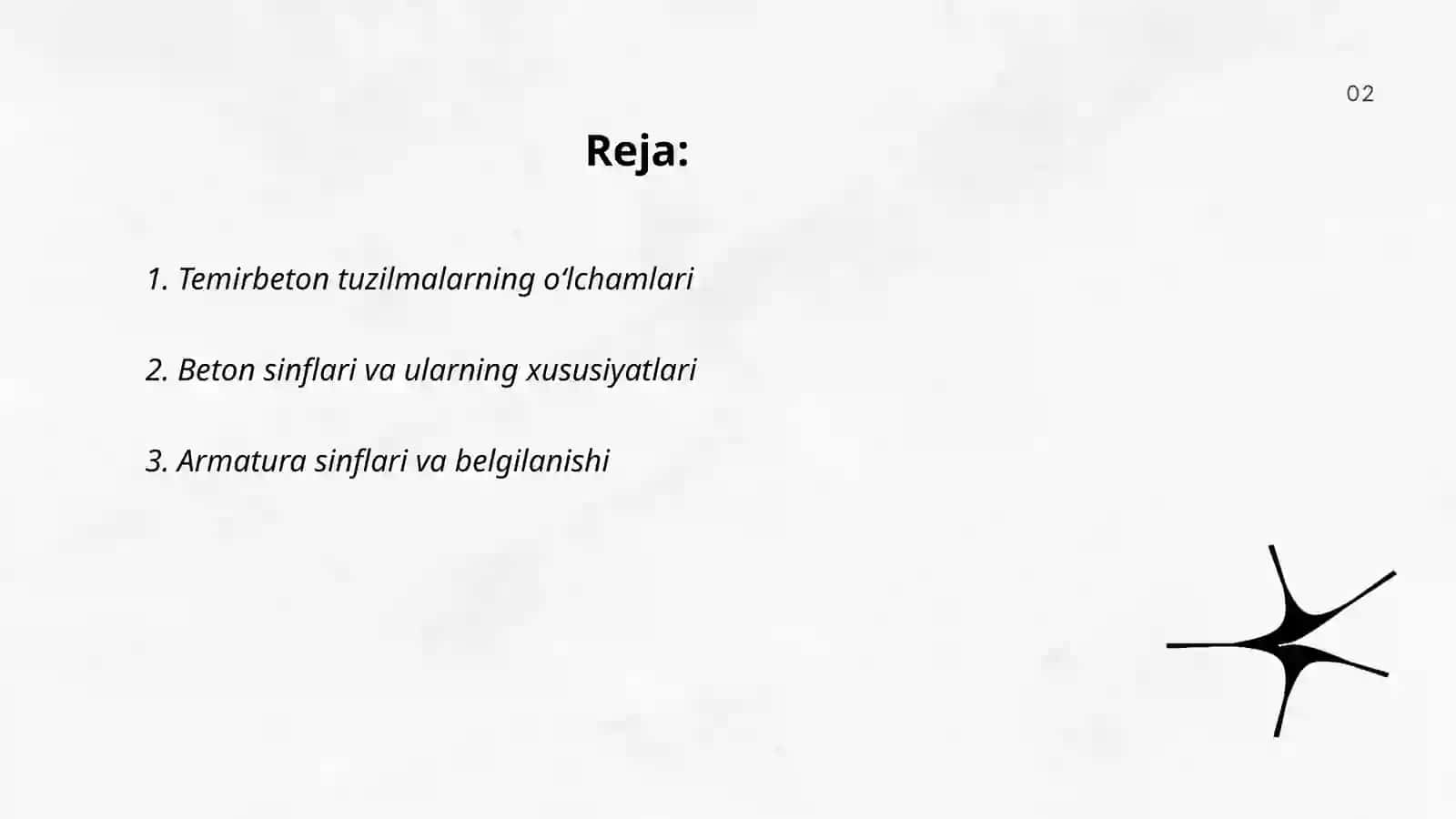 Temirbeton to‘sinning o‘lchamlari, beton va armaturaning sinflari, xisobiy eguvchi moment, betonning ishlash sharoiti koeffisenti, betonning ximoya qatlami ma'lum bo‘lganda uning bo‘ylama ishchi armaturasining ko‘ndalang kesim yuzasini aniqlash va tanlash 2