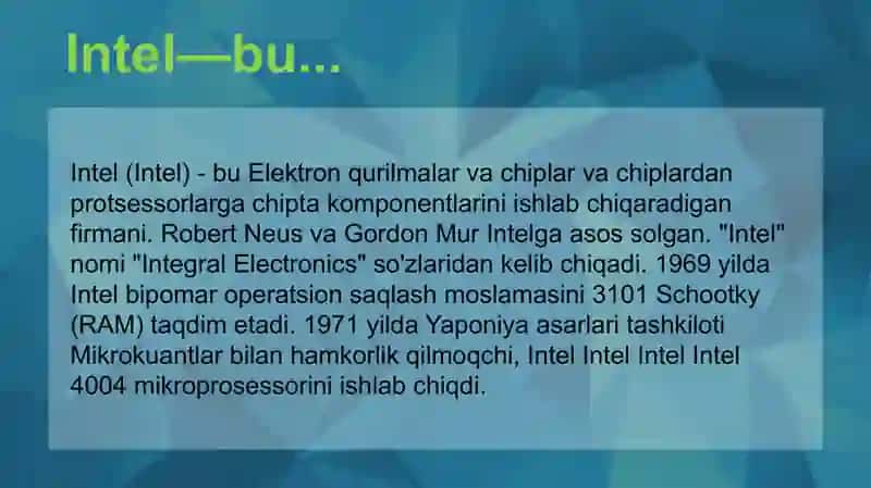 Intel 2