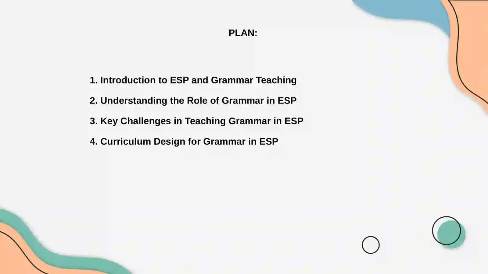Teaching grammar in ESP 2