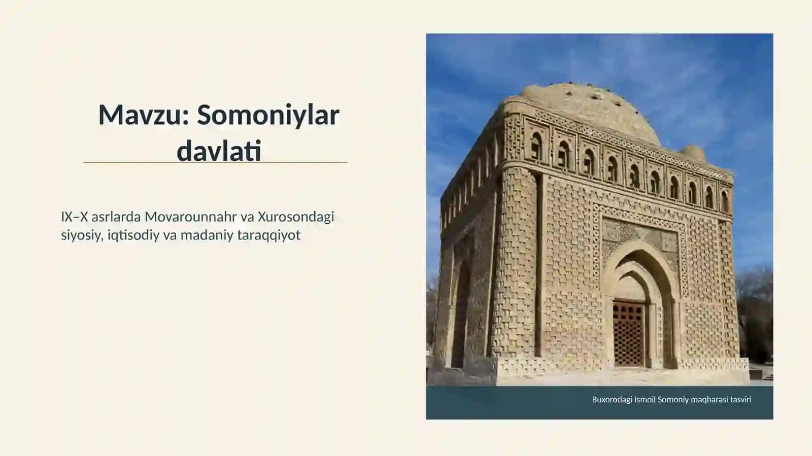 Somoniylar 2