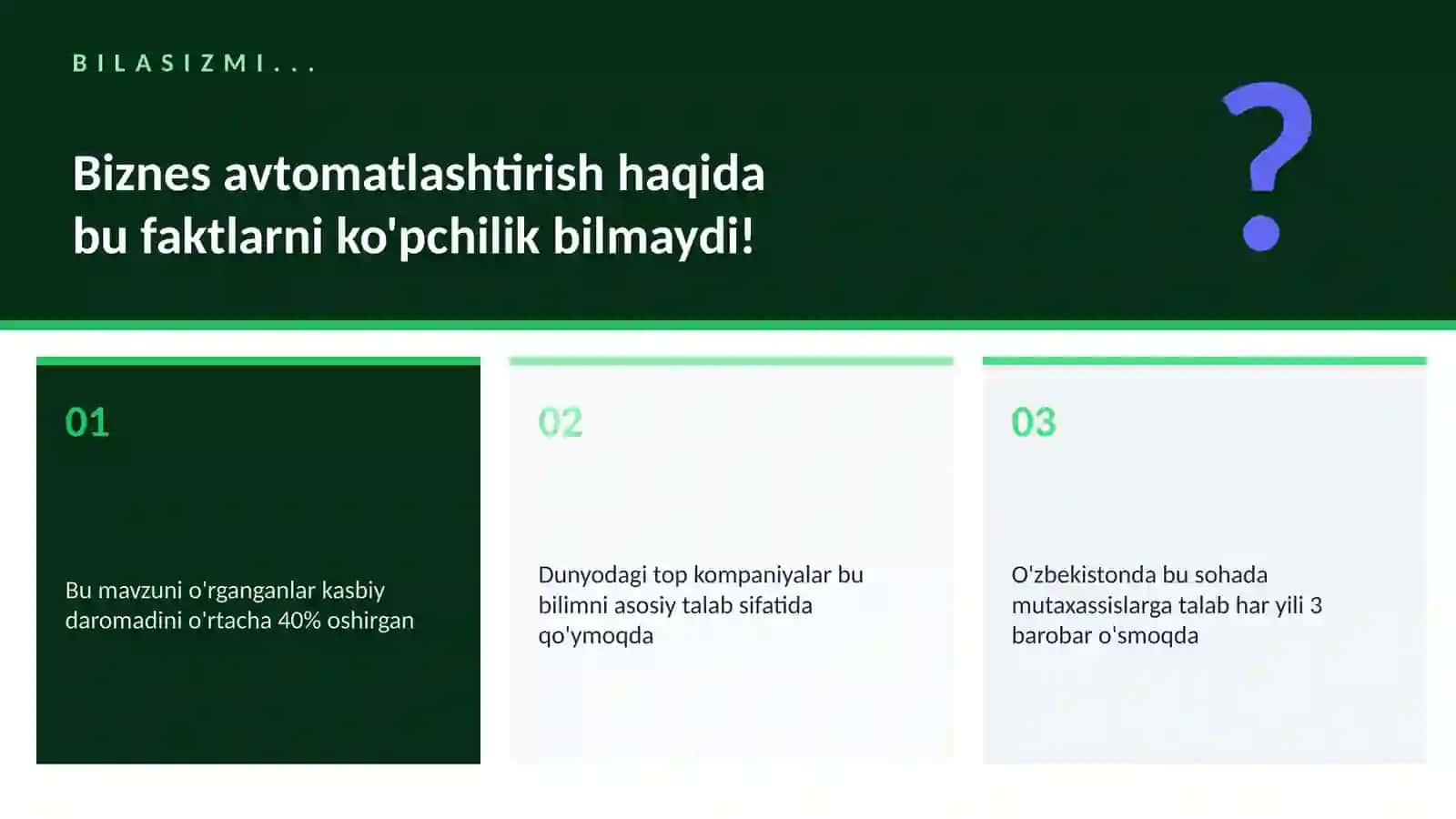 Biznes avtomatlashtirish 2