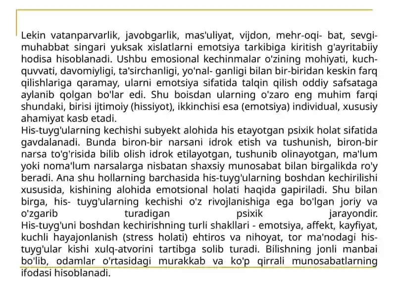 Shaxsning emotsional jabhasi va unga o'rganish metodlari 2