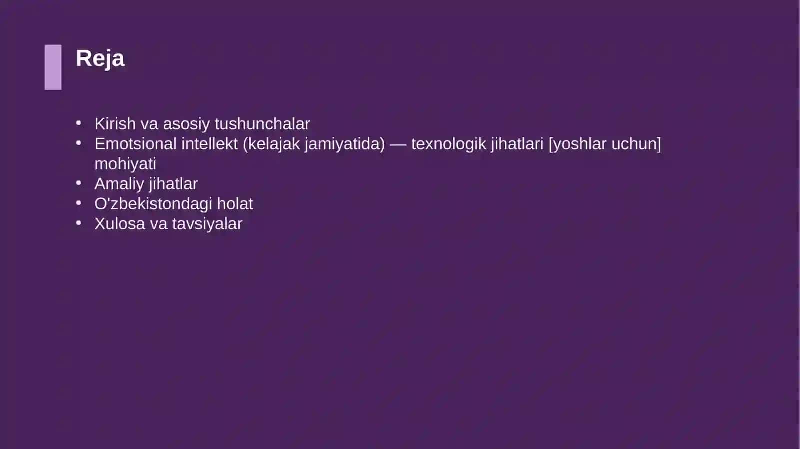Emotsional intellekt (kelajak jamiyatida) — texnologik jihatlari [yoshlar uchun] 2