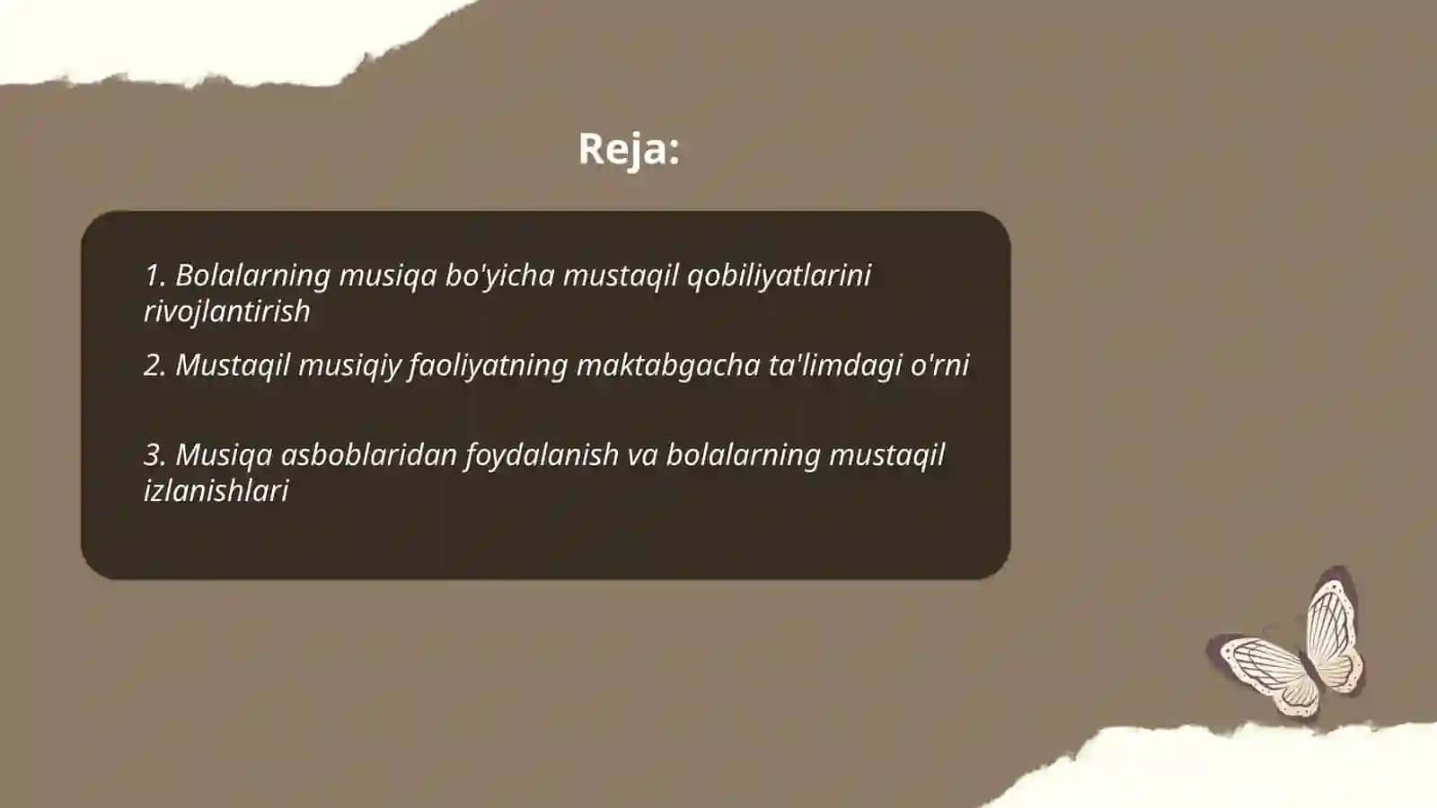 Maktabgacha ta'limda Bolalarning mustaqil musiqiy faoliyati va unga rahbarlik qilish 2
