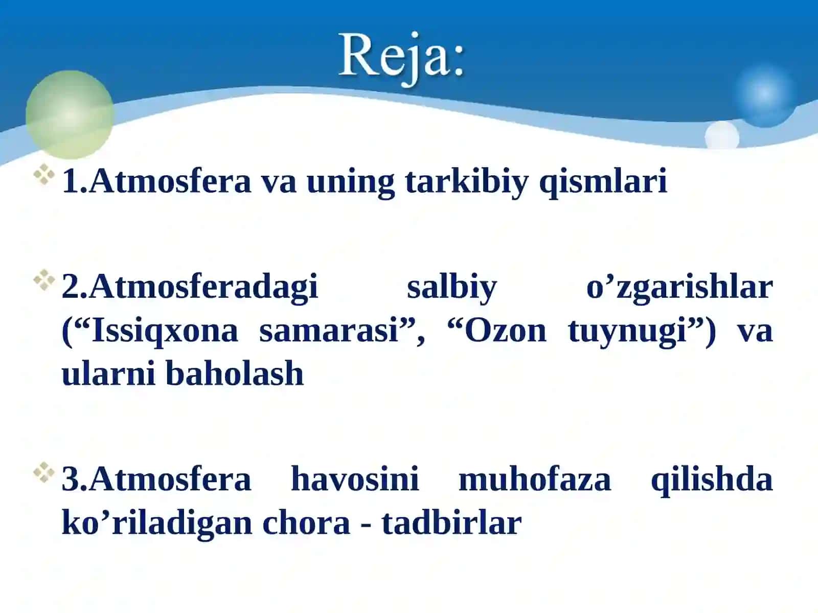 TABIIY RESURSLARDAN OQILONA FOYDALANISH 2