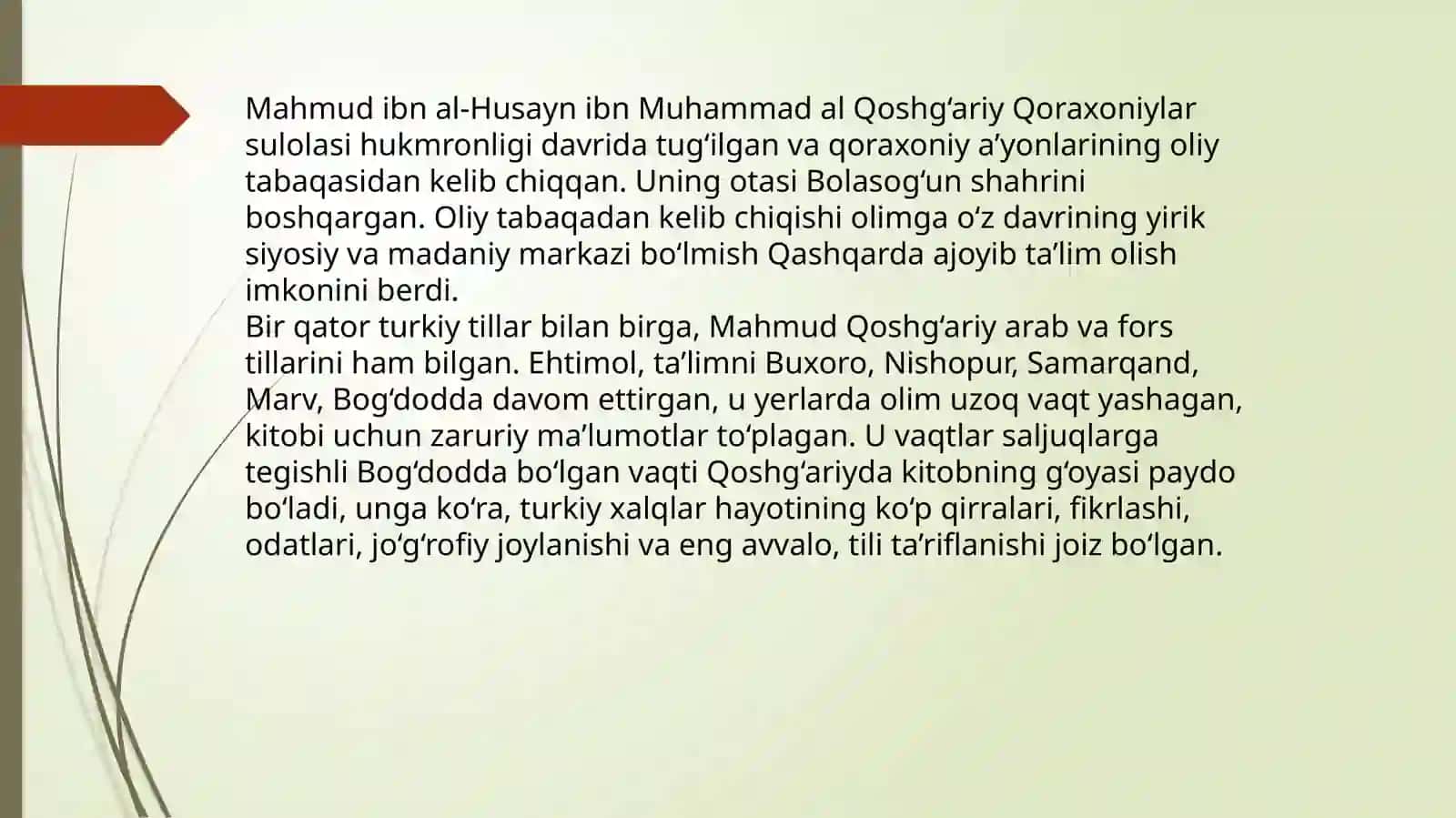 Qoraxoniylar davri o‘zbek tilshunosligi 2