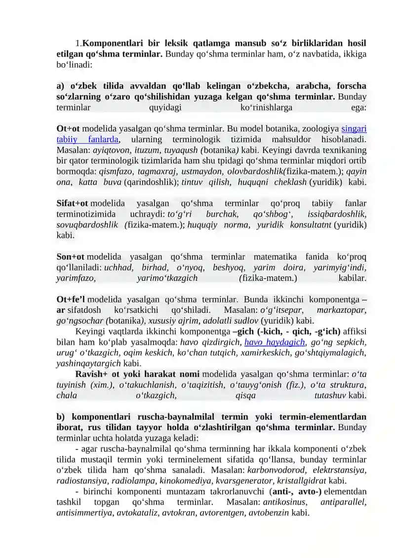 TERMINLARNING YASALISHI 2