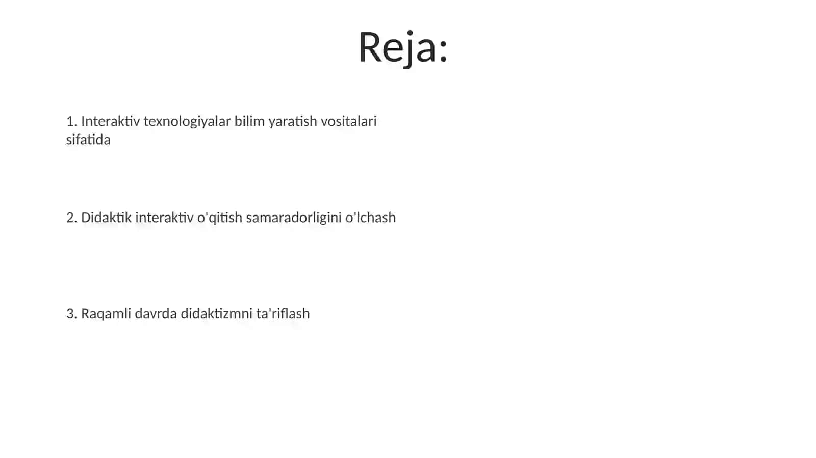 Interfaol ta'lim texnologiyalarining didaktik mohiyati 2