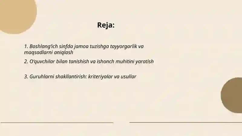 Boshlangʻich sinfda oʻquvchilar jamoasini shakllantirish bosqichlari 2
