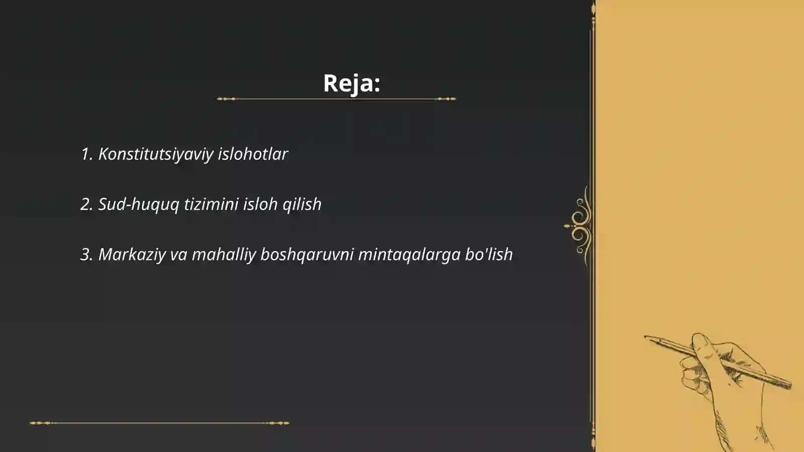 Konstitutsiyaviy islohotlar 2