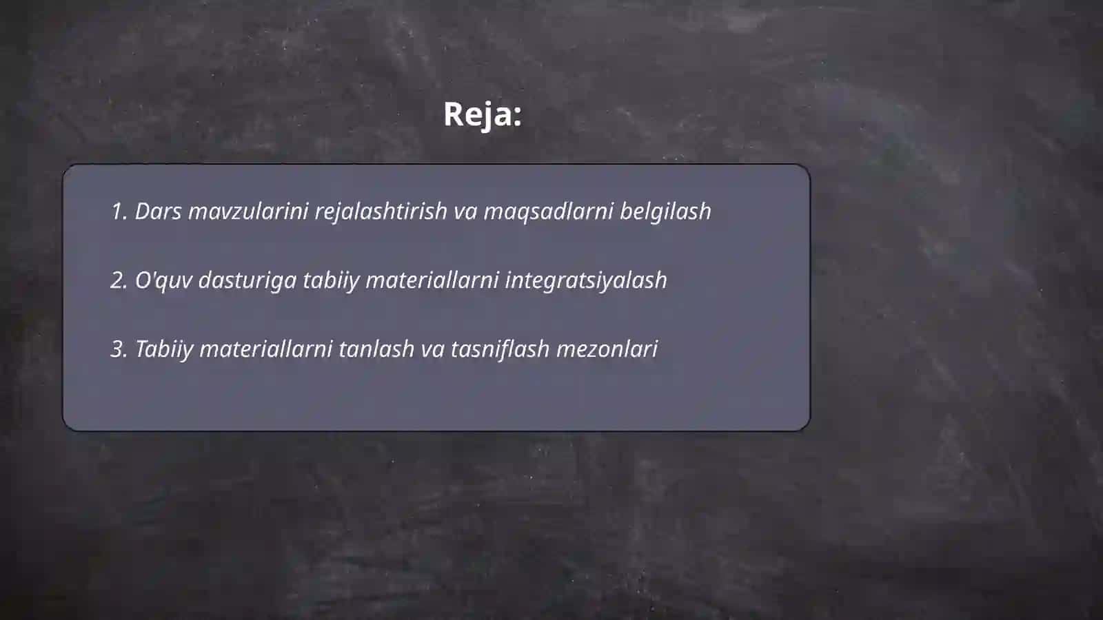 Tabiiy materiallar bilan ishlash darslarini tashkil etish metodikasi 2