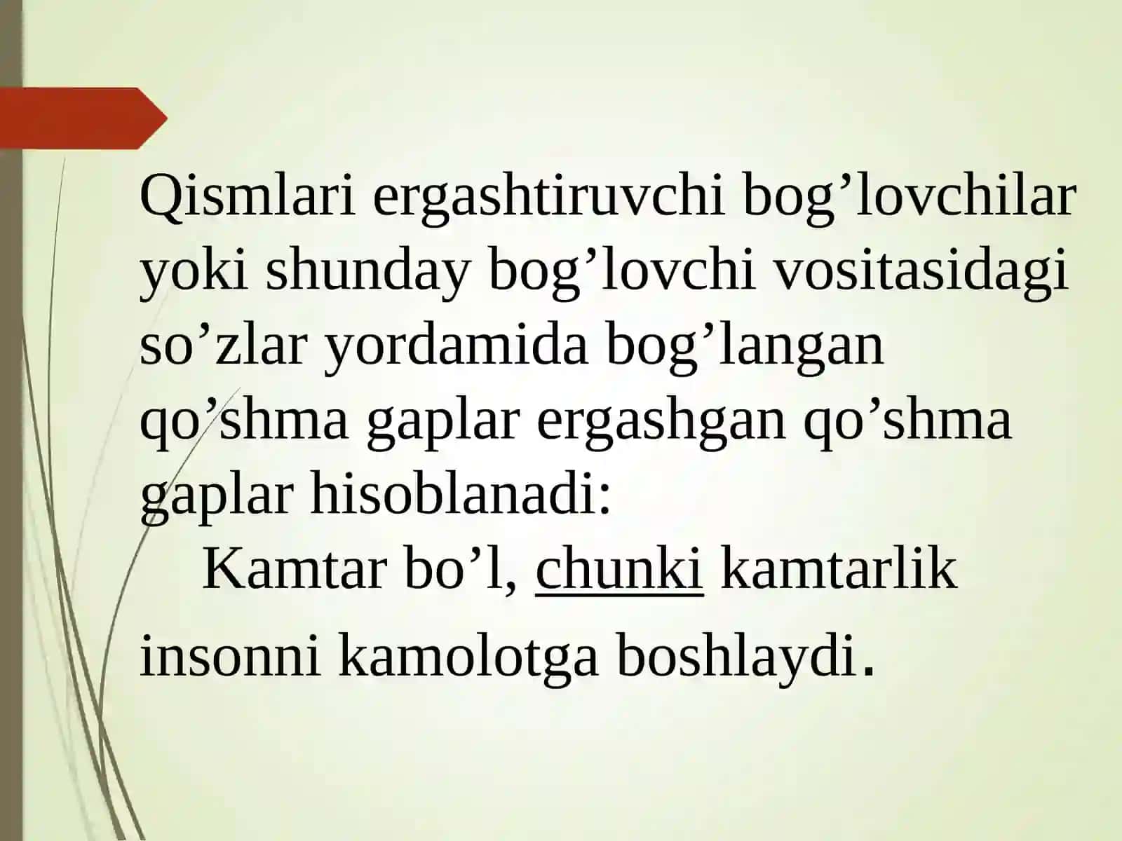 Ergashgan qo’shma gaplar 2