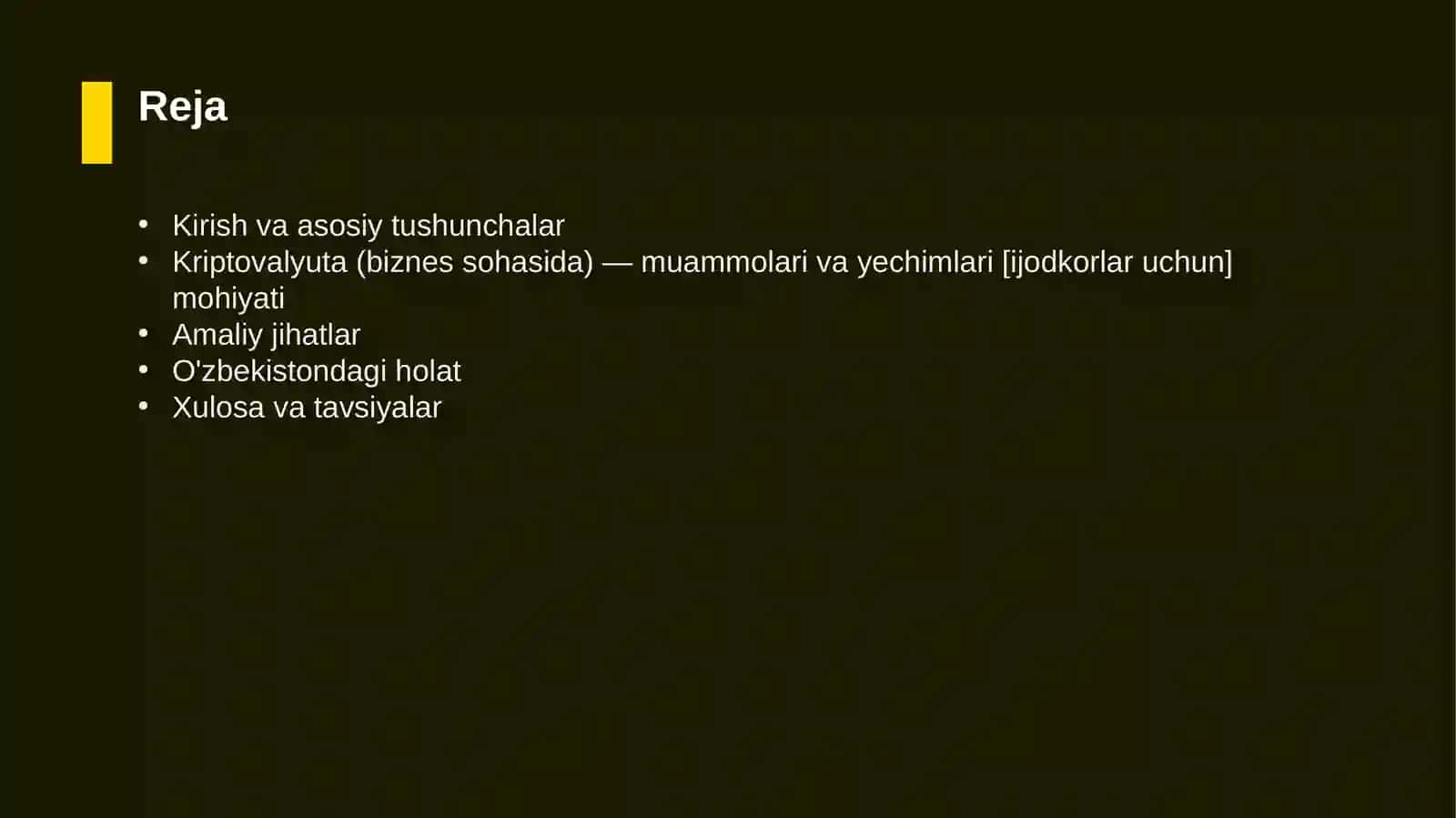 Kriptovalyuta (biznes sohasida) — muammolari va yechimlari [ijodkorlar uchun] 2