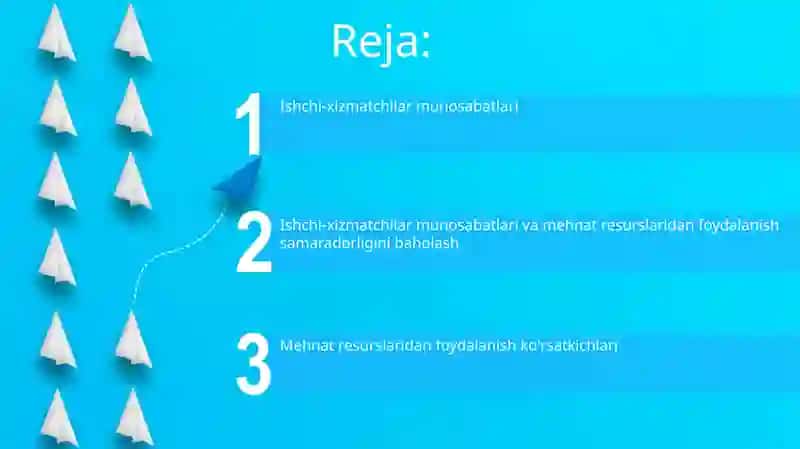 Mehnat munosabatlarini tartibga solish 2