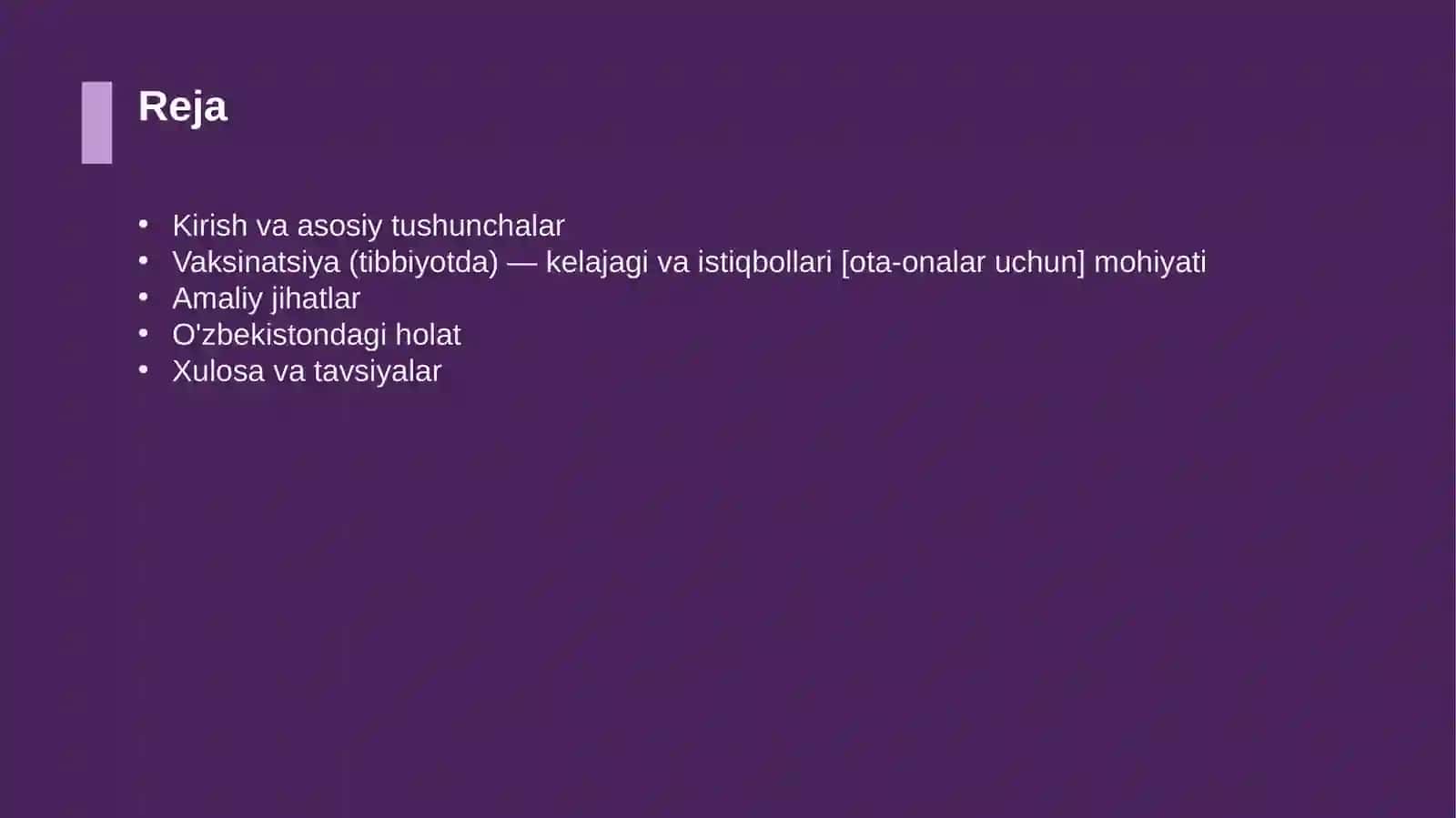 Vaksinatsiya (tibbiyotda) — kelajagi va istiqbollari [ota-onalar uchun] 2