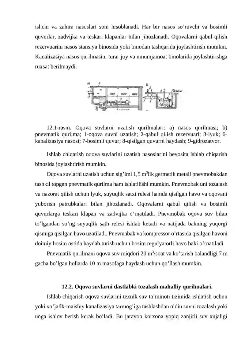 Ichki kanalizasiya tizimlaridagi mahalliy qurilmalar 2