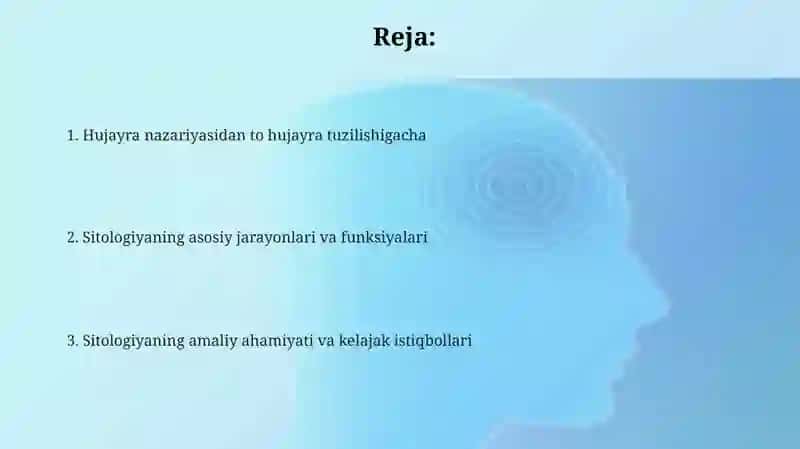 Sitologiya - hujayra haqidagi fan 2