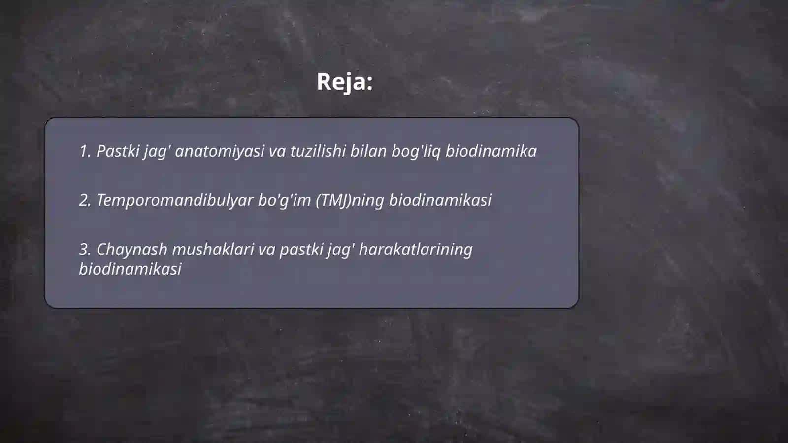 Pastki jag' biodinamikasi 2