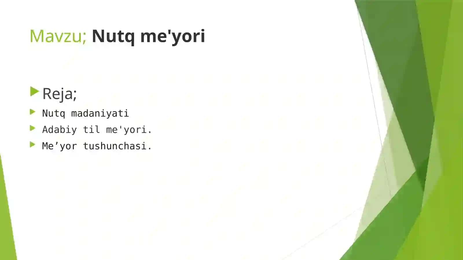 Pedagogik mahorat fanidan tayyorlagan taqdimoti 2