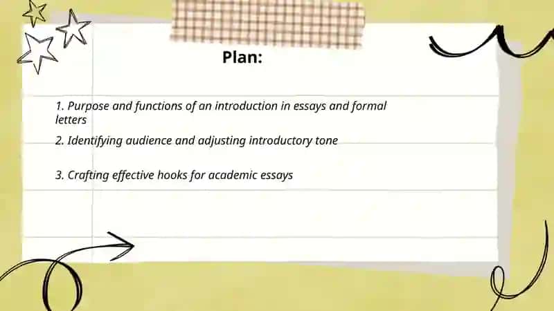 Writing introductions in essays and formal letters 2