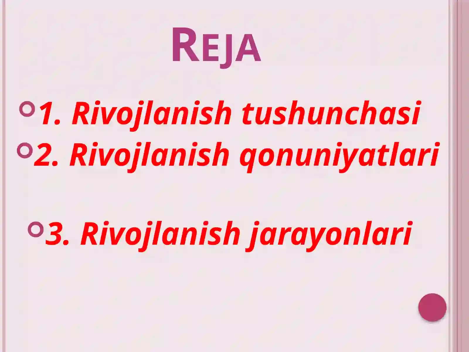 Rivojlanishqonuniyatlari 2