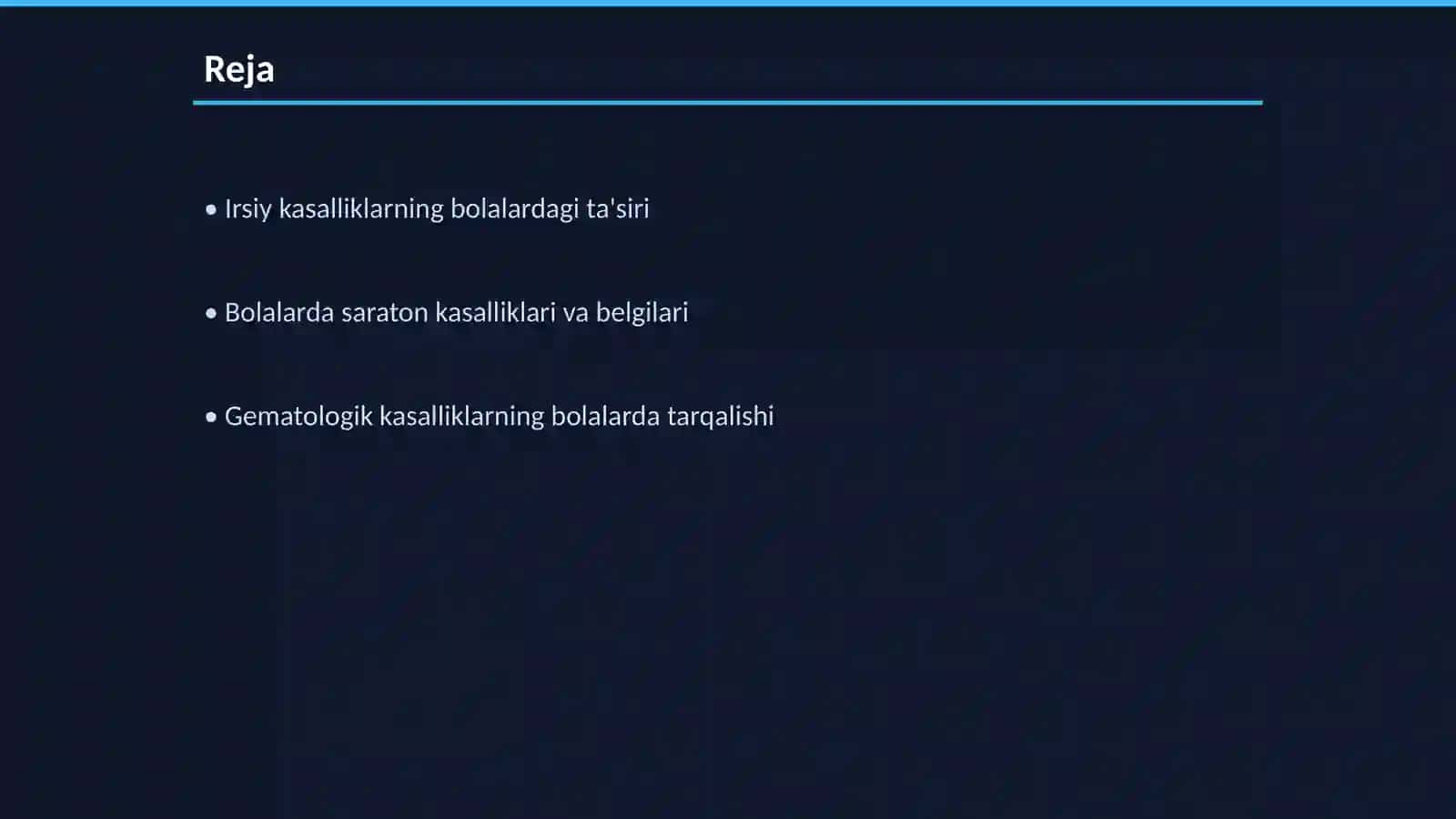 Uzoq muddatli kasal bolalarning oʻziga xos xususiyatlari 2