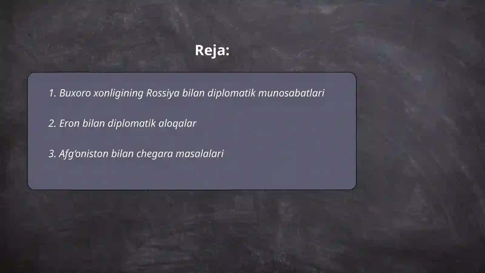 Buxoro xonligining tashqi siyosati 2