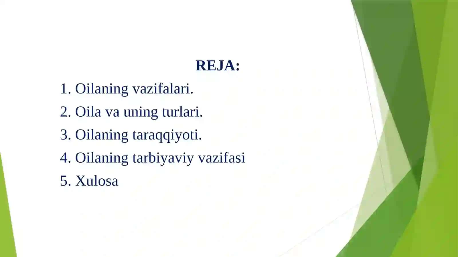 OILA VA UNING VAZIFALARI 2