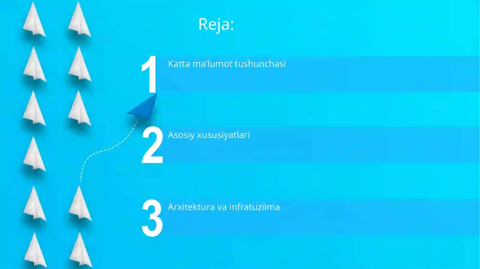 Kattama’lumotlarni tahlil qilish texnologiyalari 2