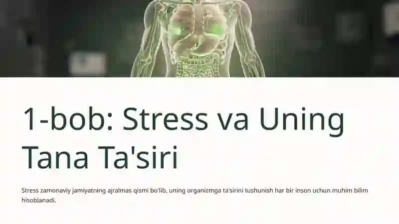Umumiy Adaptatsion Sindrom (UAS): Stressga Qarshi Organizmning Javobi 2