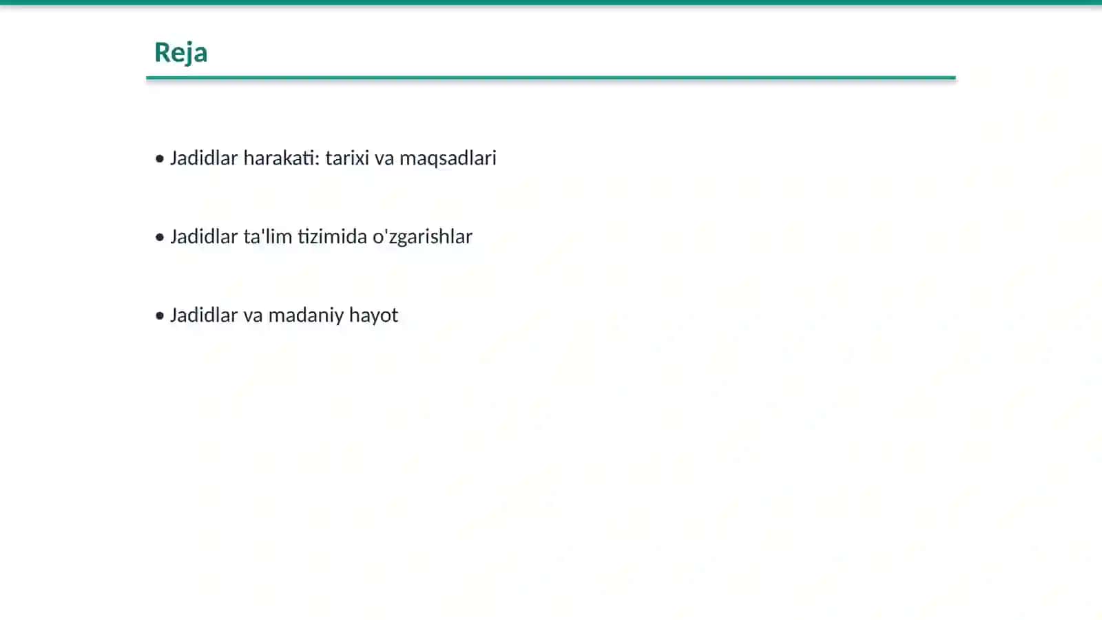 Jadidlar harakati tarixi va maqsadlari 2