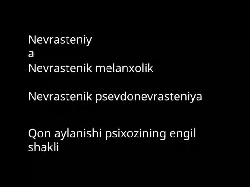 Nevraştenik melankolik 2