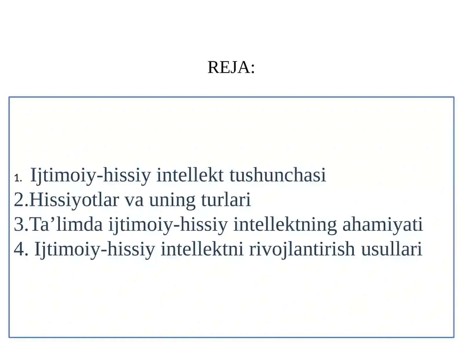 Zamonaviy ta'limdagi ijtimoiy-hissiy intellektning tutgan o'rni 2
