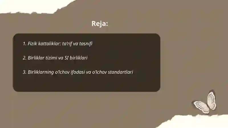 Fizik kattaliklar va ularning birliklari xatoliklar nazariyasi 2