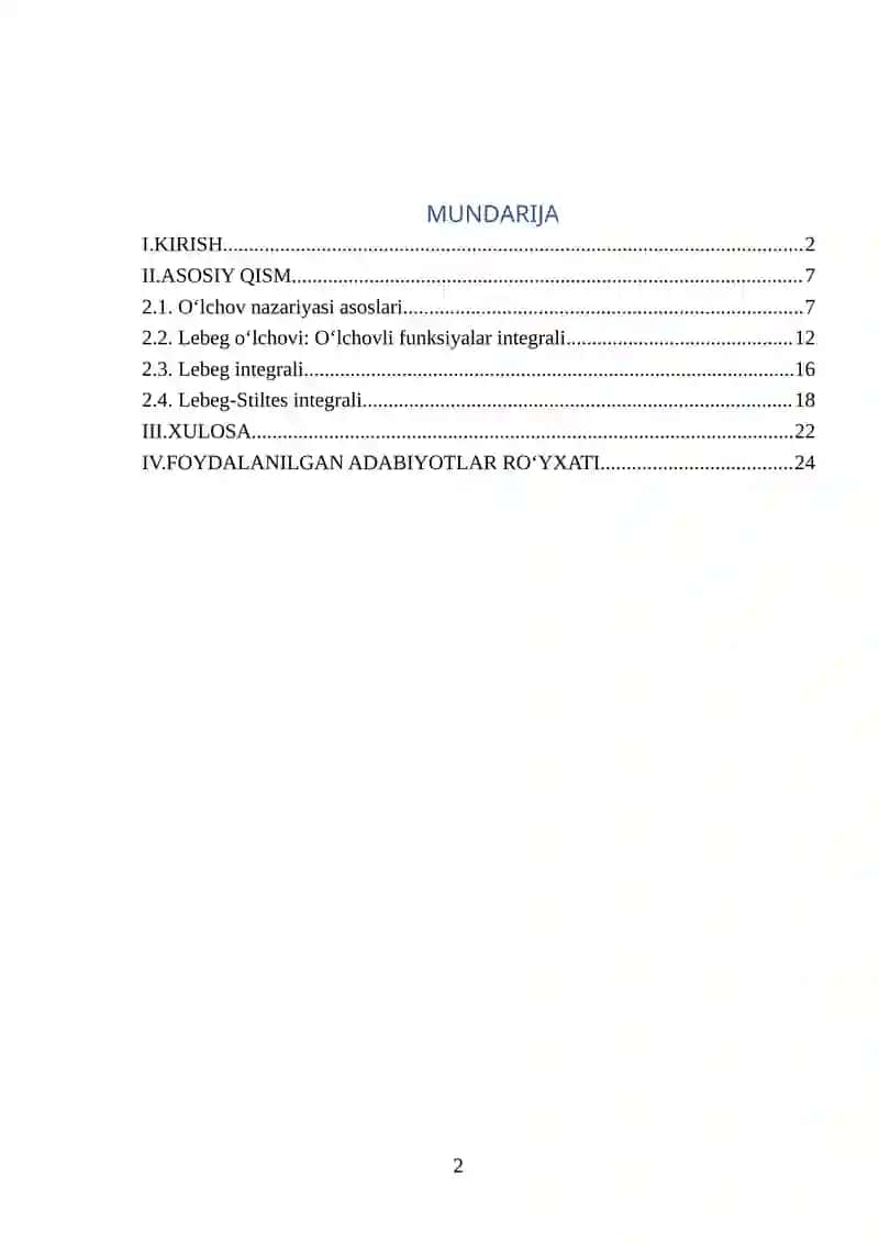 Lebeg-Stiltes integrali 2