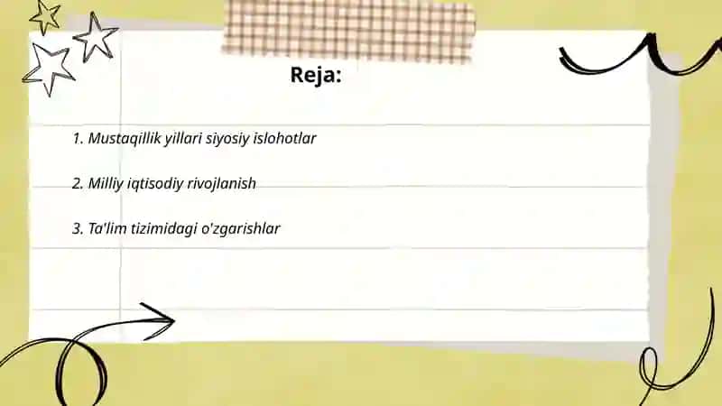 Oʻzbekistonning oʻziga xos istiqlol va taraqqiyot yoʻli 2